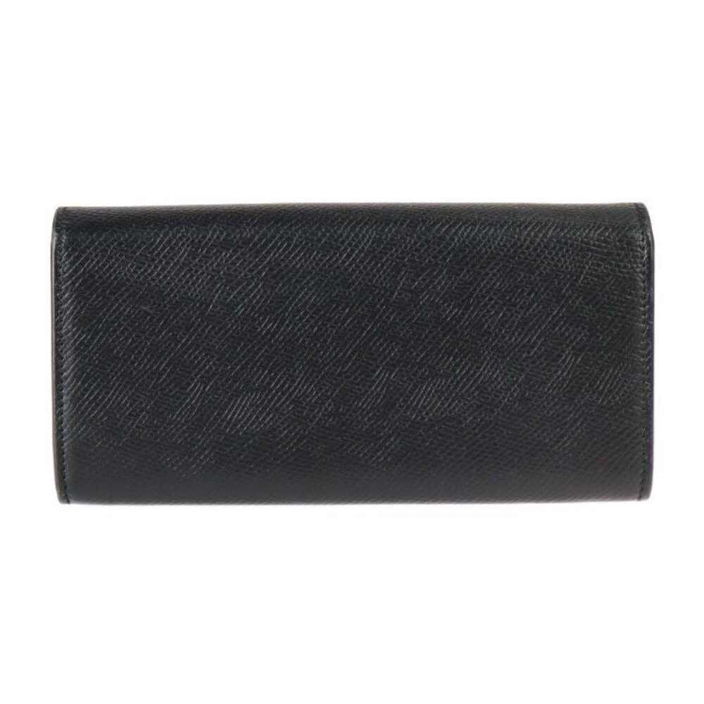 Celine Large Flap Wallet Bifold Wallet 10 B563 bel Calf Leather Black - Picture 3 of 10